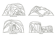 Nature sights of Island in line, an Illustration by GenziWorkshop (Thumbnail 11 of 12)
