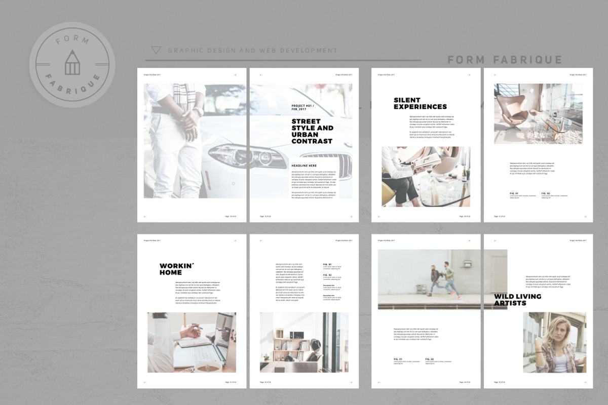 Minimalism Portfolio, a Brochure Template by Form Fabrique (Photo 4 of 16)