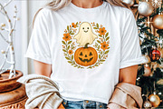 Ghost Pumpkin Fall Autumn Halloween, an Illustration by Sublimation Artist (Thumbnail 6 of 9)