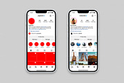 Instagram Template Mockup PSD, a Social Media Template by Dilshod Sobirov (Thumbnail 7 of 19)