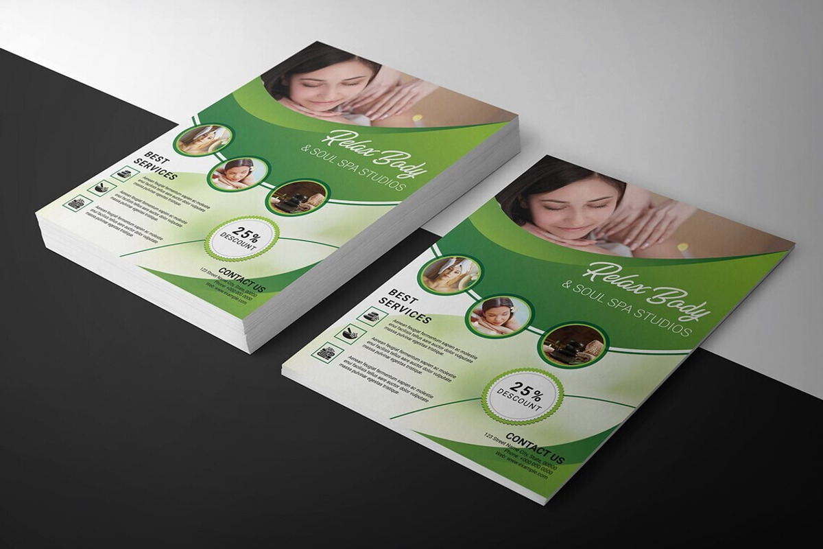 Spa & Beauty Flyer, a Flyer Template by Template Shop (Photo 2 of 3)