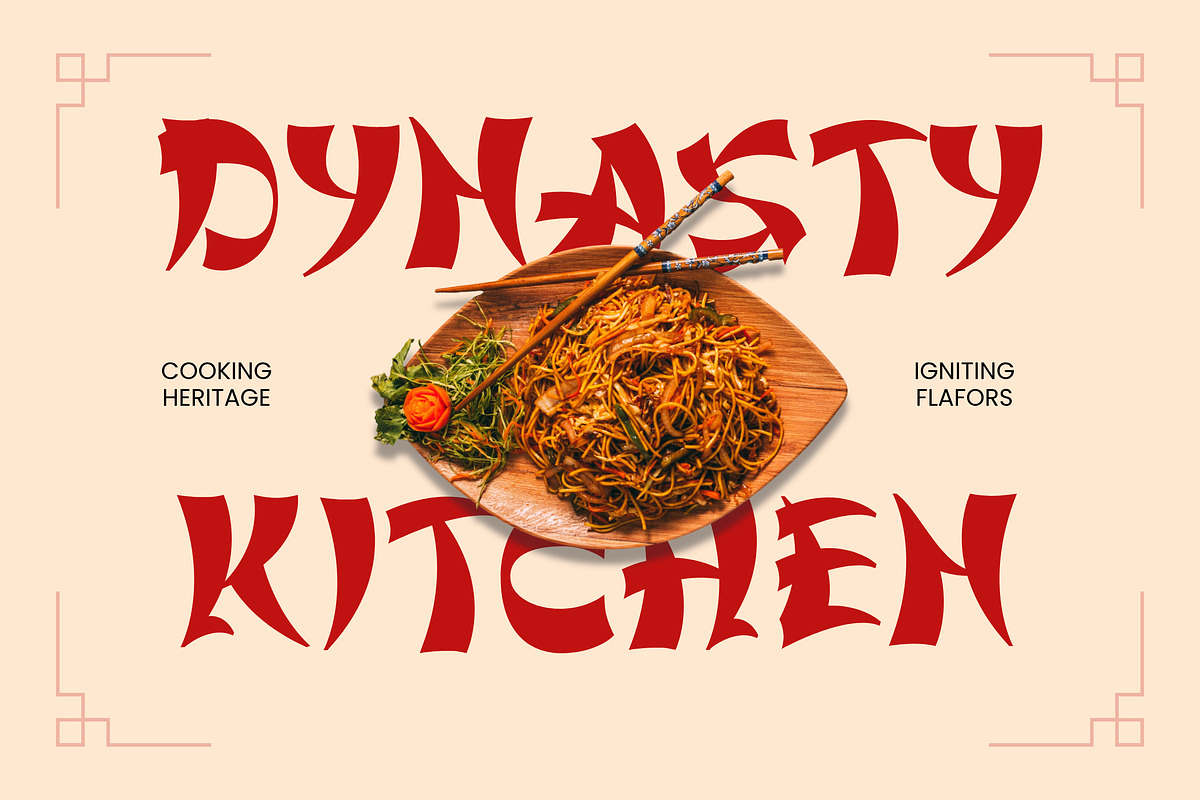 Zhong - Traditional Asian Typeface, a Serif Font by Imoodev (Photo 2 of 10)