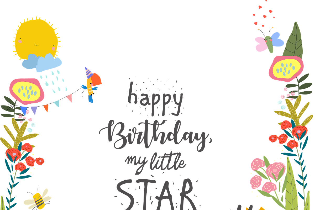 Deer and Mouse Celebrating Birthday, an Animal Illustration by Maria Starus (Photo 2 of 3)