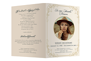 Funeral Program Template, a Brochure Template by ShalexDesigns (Thumbnail 1 of 2)