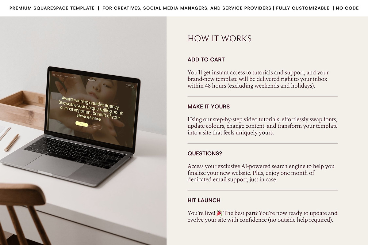 Squarespace Template Designer, a Templates & Theme by Lexi by Design Studio (Photo 7 of 8)
