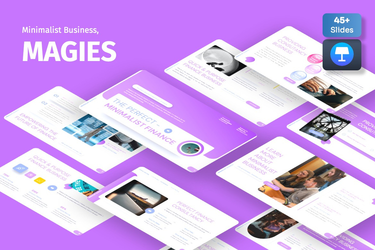 Magies - Minimalist Keynote, a Presentation Template by Dhabee (Photo 1 of 7)