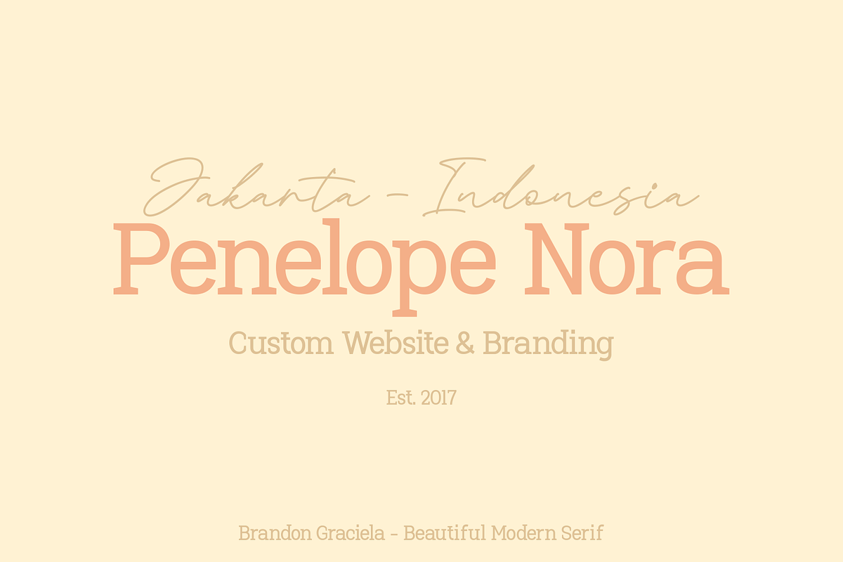 Brandon Graciela, a Serif Font by Creative Keelik (Photo 14 of 17)