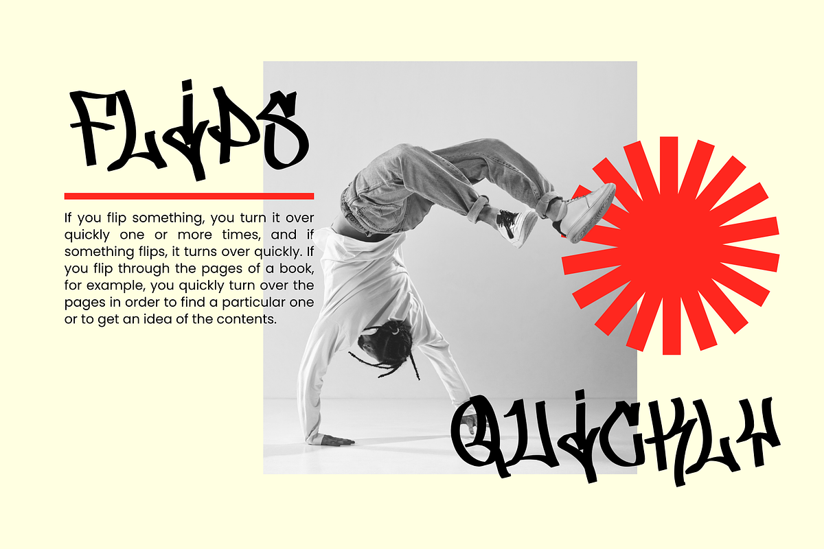 Lickos Graffiti Typeface, a Handwritten Font by Fitrah Type (Photo 9 of 11)