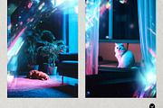 Cyber Beam Overlays, a Texture Graphic by PhotoSpirit (Thumbnail 4 of 8)