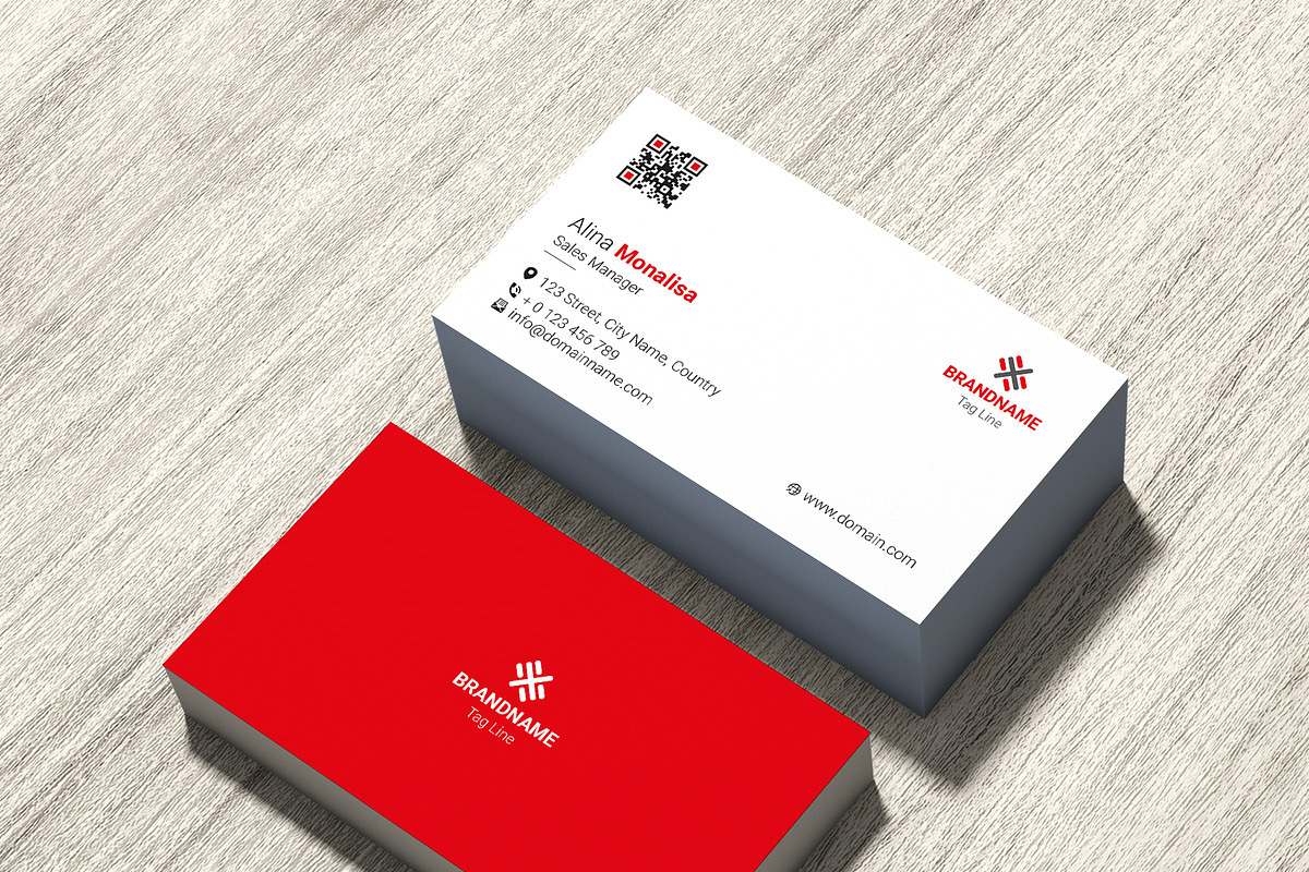 Professional Business Card Template, a Business Card Template by designSultan (Photo 7 of 7)