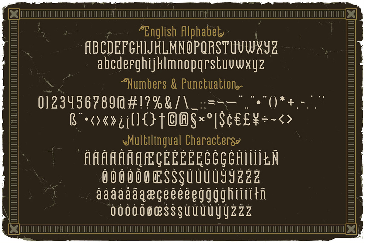 Bourbon Street Display Font, a Serif Font by JumboDesign (Photo 2 of 9)