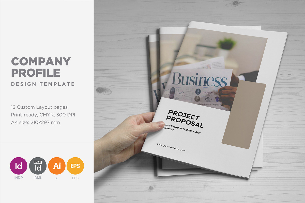 Project Proposal Brochure, a Brochure Template by SamiSimply7 (Photo 1 of 9)