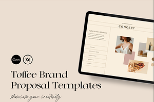 Toffee Brand Proposal Template