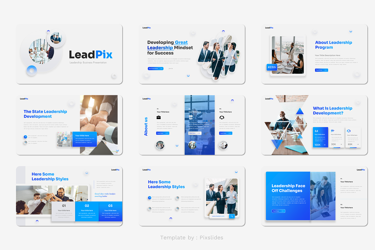 Leadership Business PowerPoint, a Presentation Template by Pixslides (Photo 2 of 10)