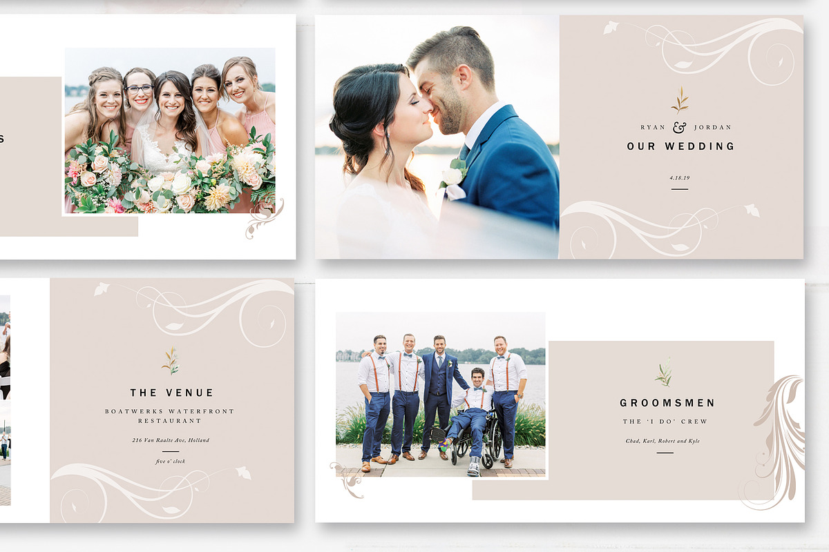 Wedding Photo Album Template, a Magazine Template by By Stephanie Design (Photo 6 of 8)