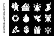 Christmas & Winter Silhouette Bundle, an Object Graphic by nandinigraphics (Thumbnail 2 of 3)
