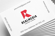 Real Media Letter R Logo, a Branding & Logo Template by Design_Planet (Thumbnail 1 of 2)