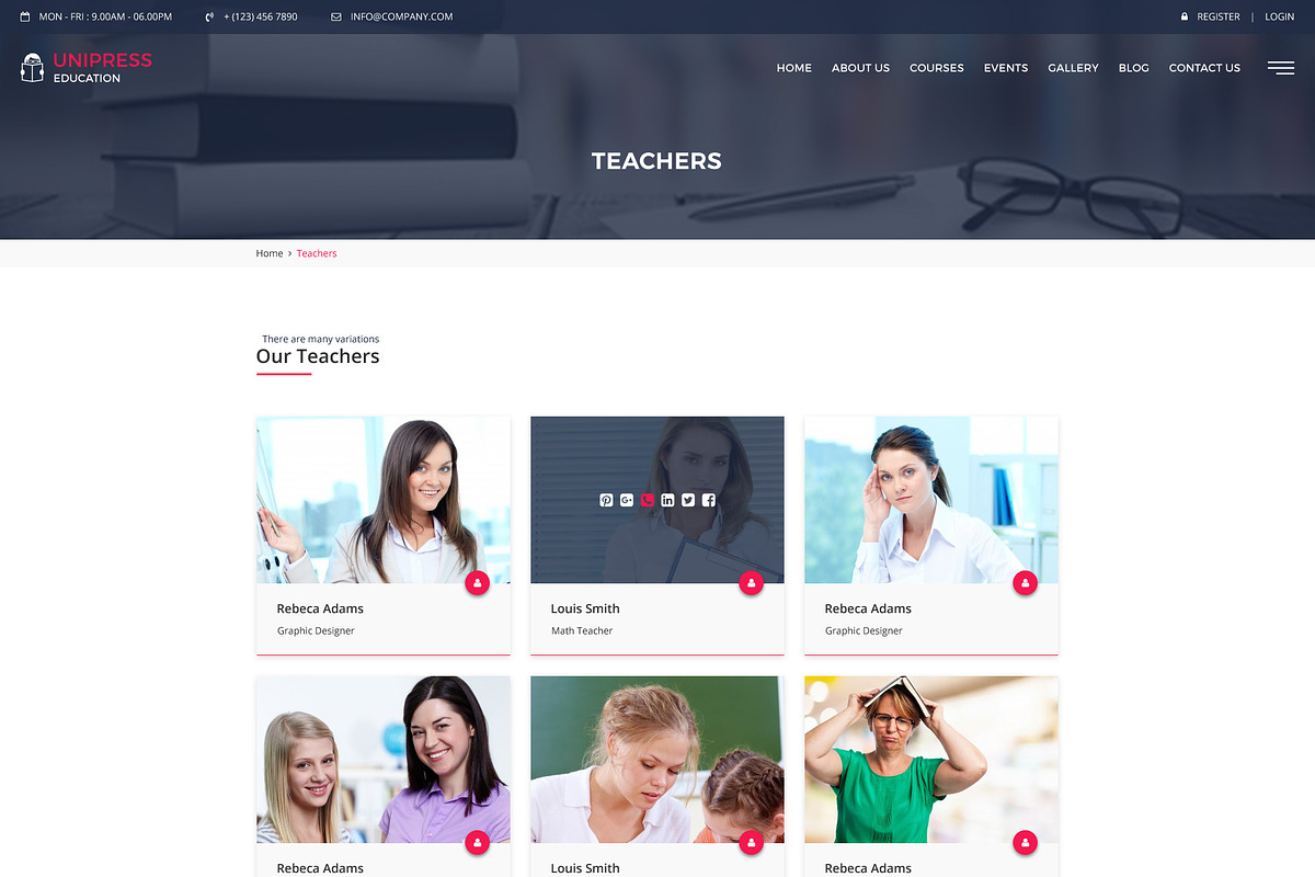 Unipress Education PSD Template, a Websites & App Template by mine-tech (Photo 12 of 22)