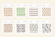 Cute Watercolor Animals, an Animal Illustration by Helospace (Thumbnail 2 of 10)