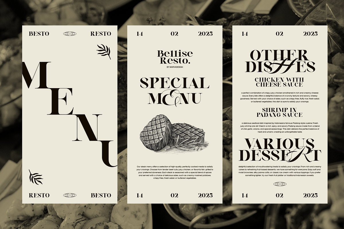 Bellise - Combination Serif, a Serif Font by Marvadesign (Photo 4 of 10)
