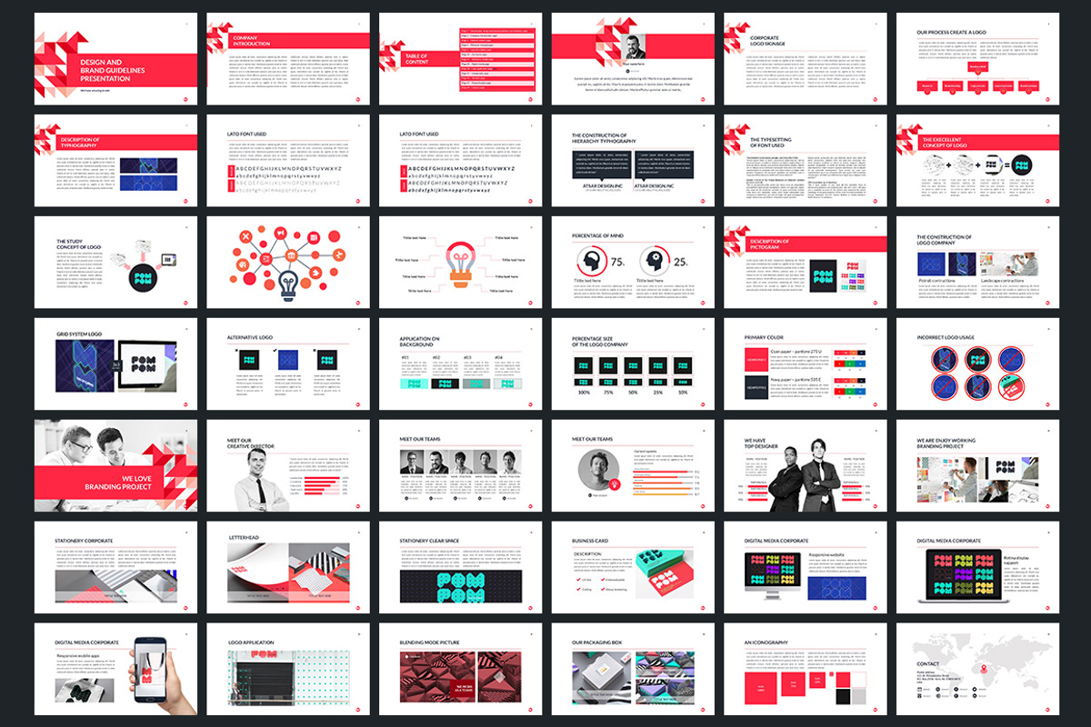 Brand Guide Presentation Template, a Presentation Template by Birka Studio (Photo 3 of 6)