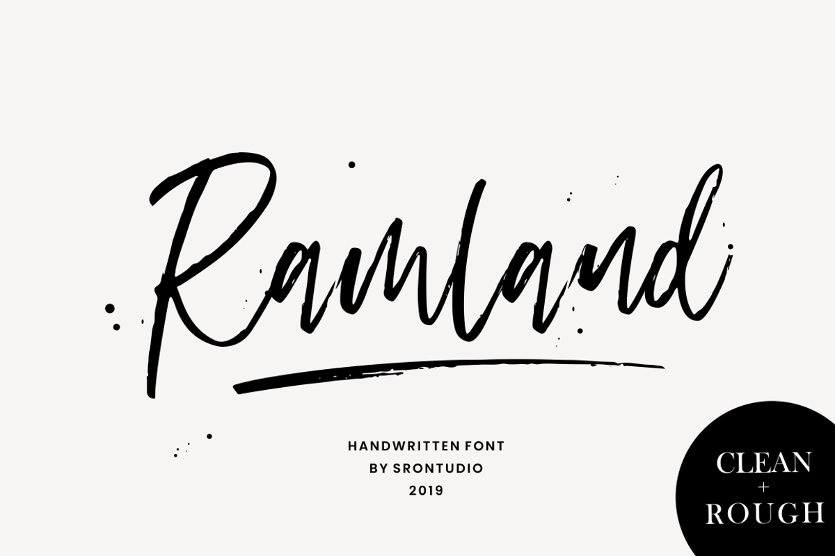 Ramland - Clean & Rough Script