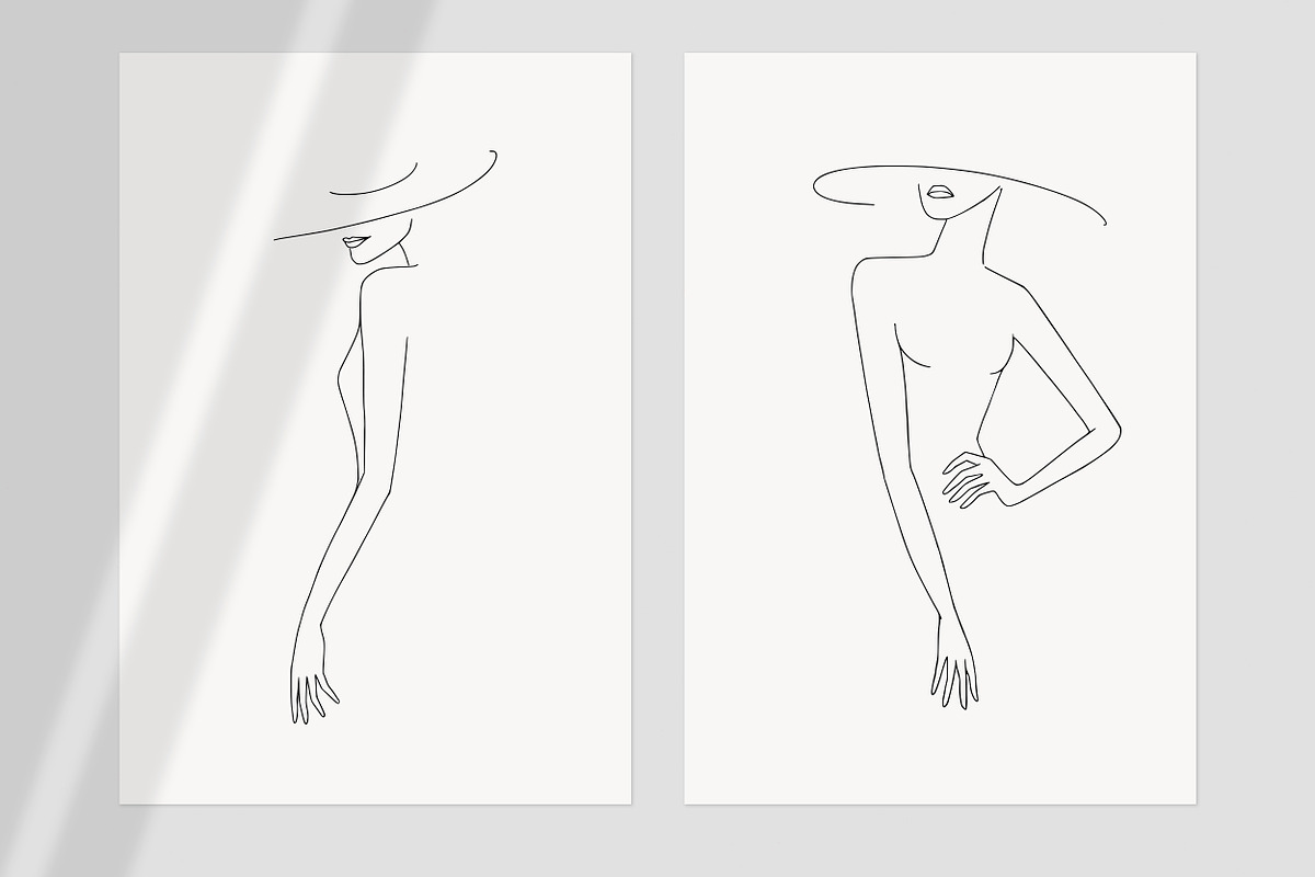 Flirt. Line Art Female Body, a Person Illustration by AnMark (Photo 8 of 10)