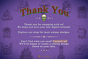 Halloween 209 Stamps Collection, a Brush Add-On by vectstudio (Thumbnail 35 of 39)