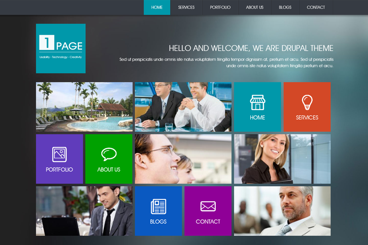 OnePage, a Websites & App Template by WeebPal Corp (Photo 1 of 5)