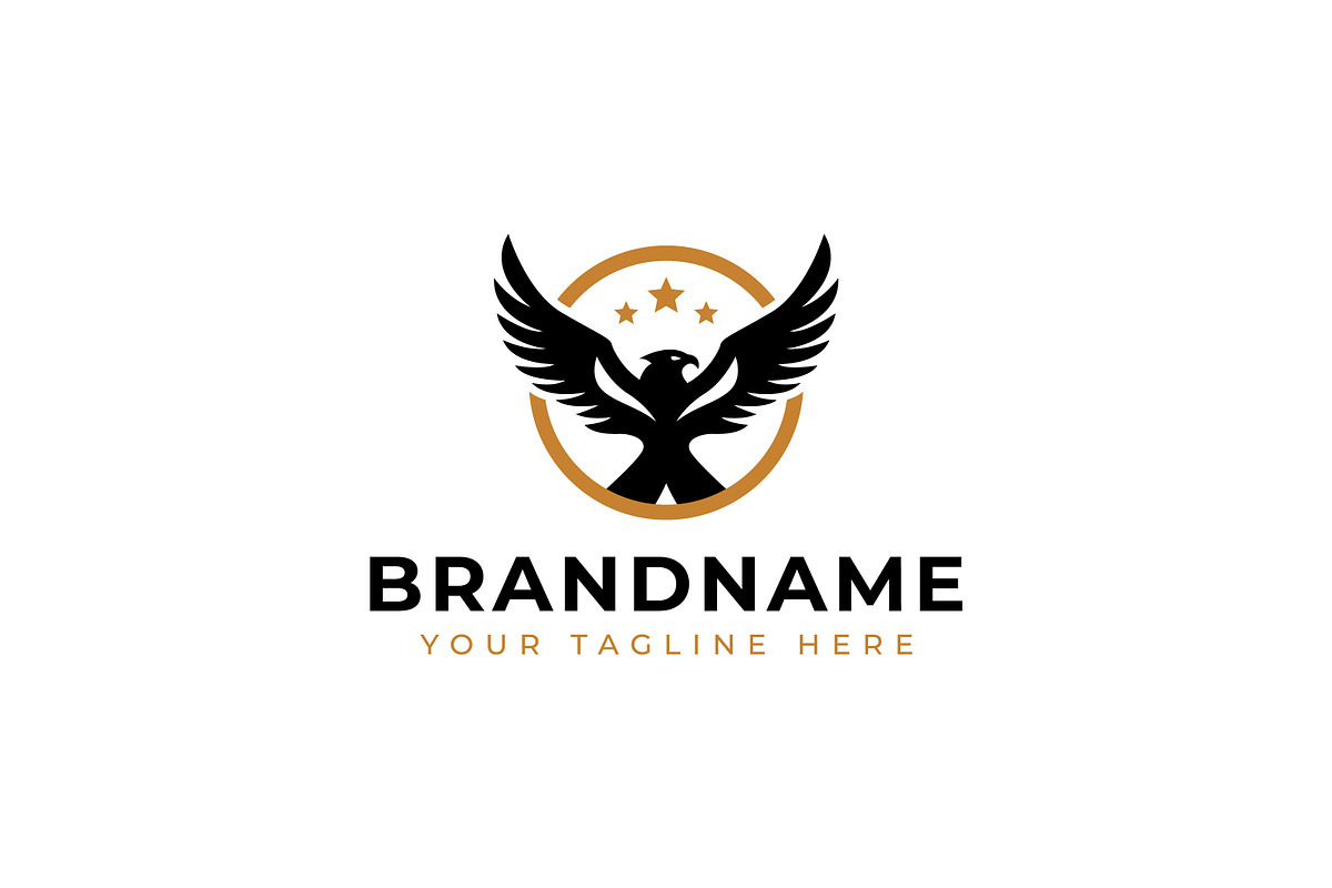 Letter O Eagle Skull Logo, a Branding & Logo Template by Pray Art Design Studio