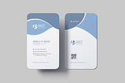 Minimal Vertical Business Card, a Business Card Template by VectStock (Thumbnail 1 of 3)