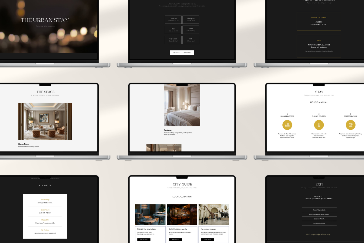 Luxury Airbnb Host Website Template, a Landing Page Template by batang (Photo 4 of 6)