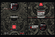 8 Mecha poster, a Pattern Graphic by the-sastra (Thumbnail 2 of 3)