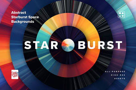 Abstract Starburst Backgrounds, a Background Graphic by Creative Veila