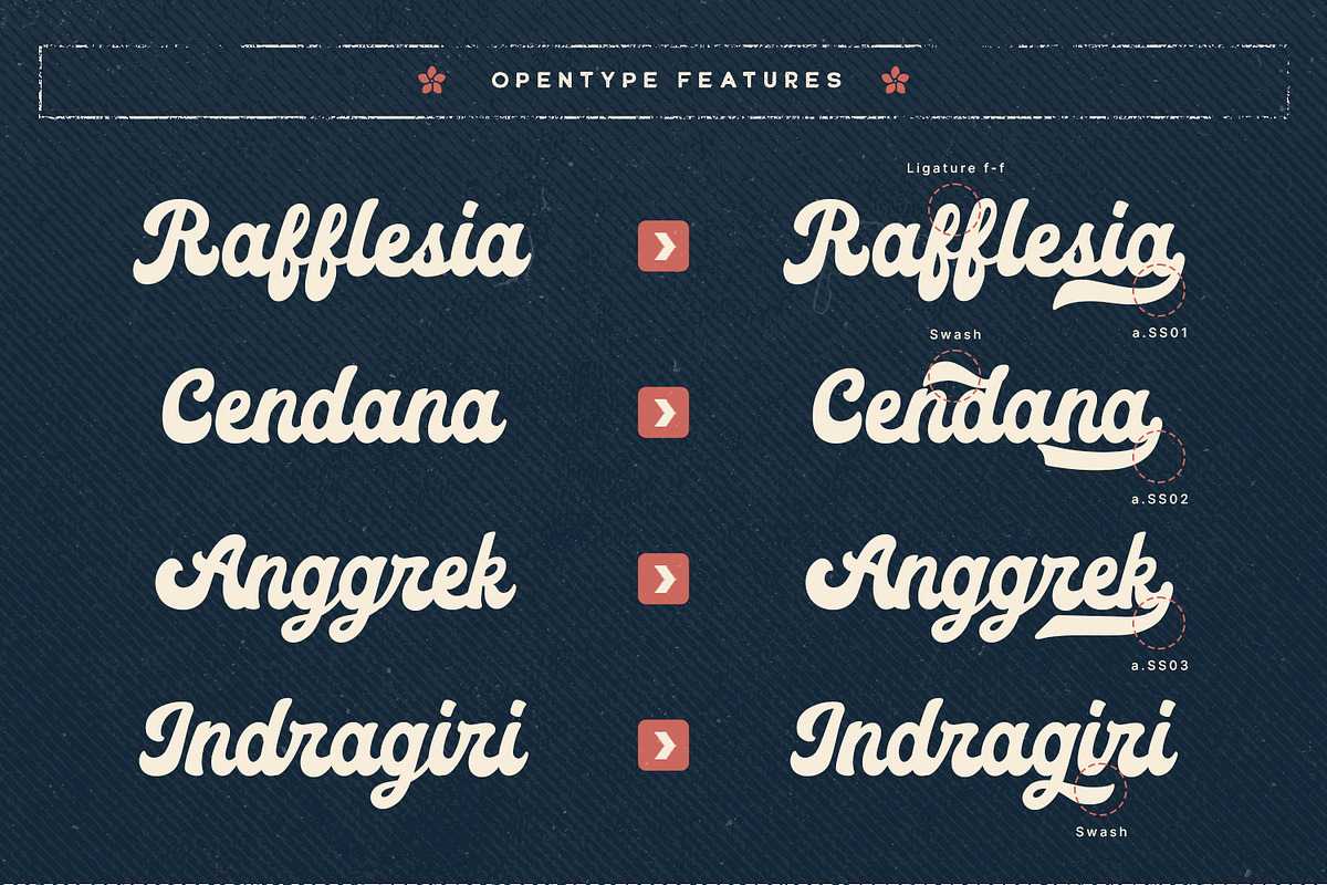 Kaylani - Vintage Script Display, a Script Font by Mantra Naga (Photo 8 of 10)