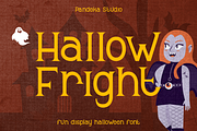 Hallow Fright - Halloween Party Font, a Serif Font by Pandeka Studio (Thumbnail 1 of 9)