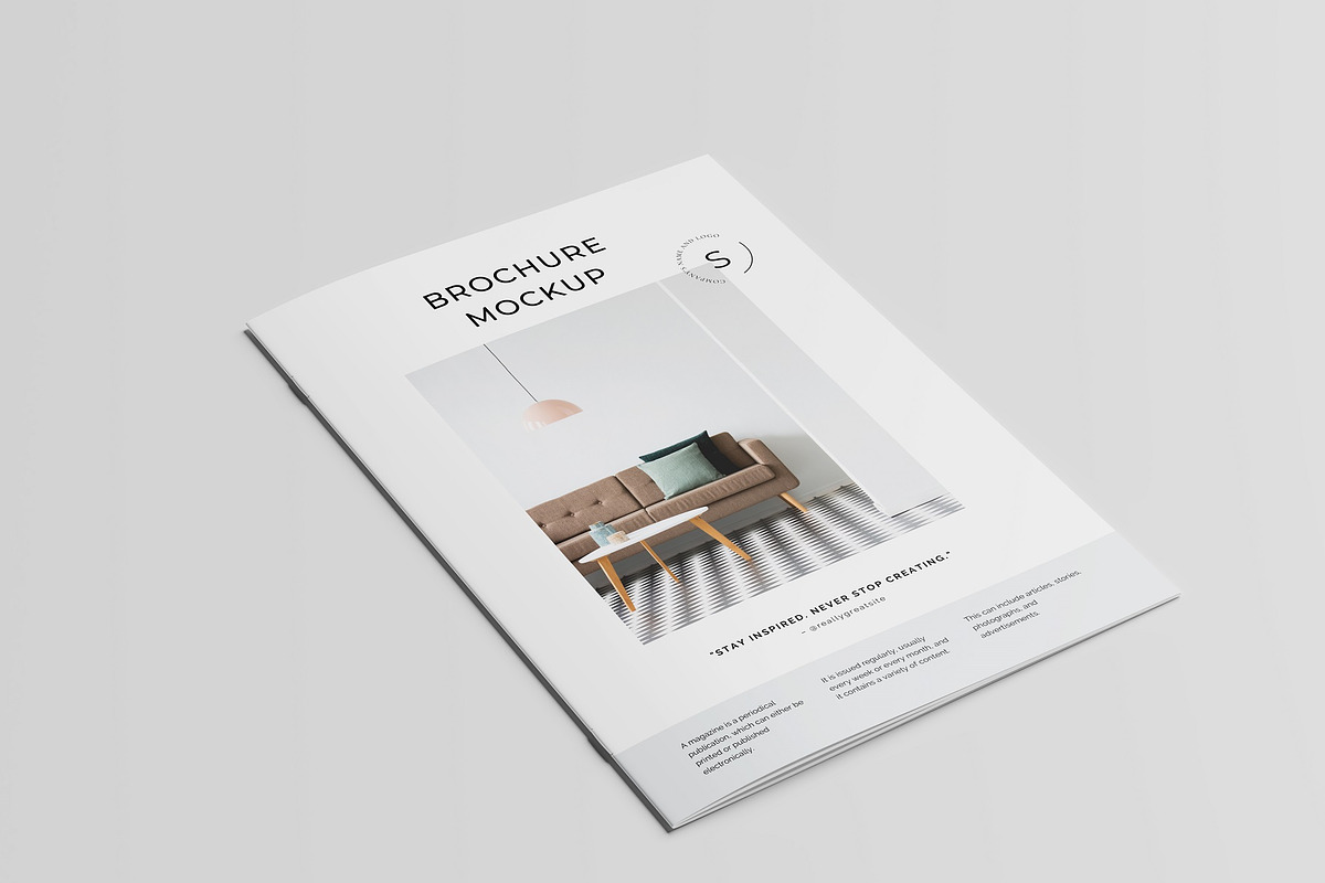 A4 / A5 Brochure Mockup, a Books & Magazine Mockup by Tokobeta