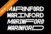 Marinford Modern Bold Logo Font, a Sans Serif Font by Andika Fez (Thumbnail 1 of 11)