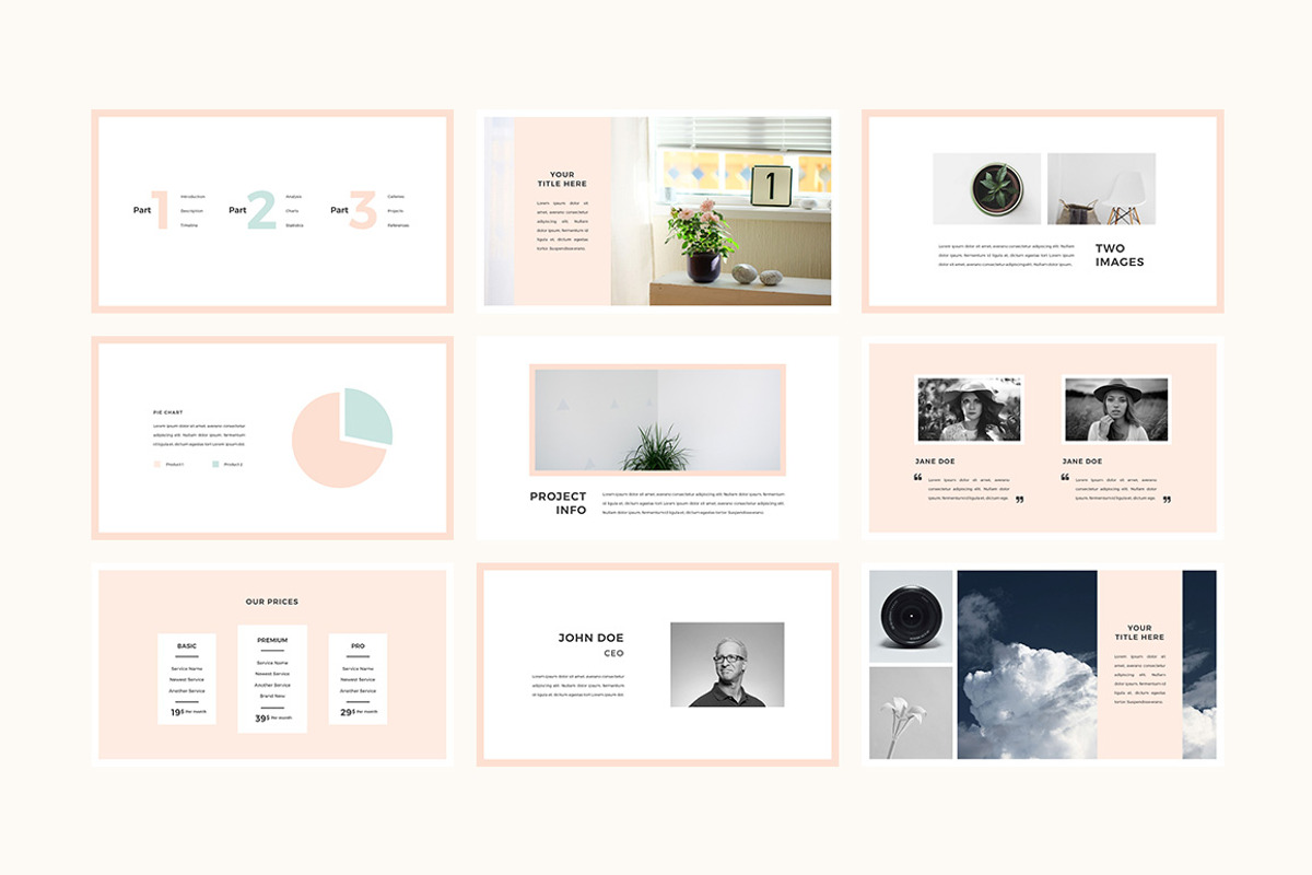 Blossom Presentation Template, a Presentation Template by SlideStation (Photo 4 of 8)