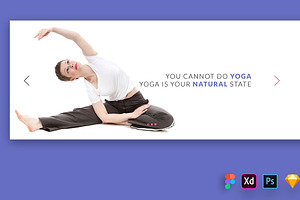 Yoga Training -Banner & Landing Page