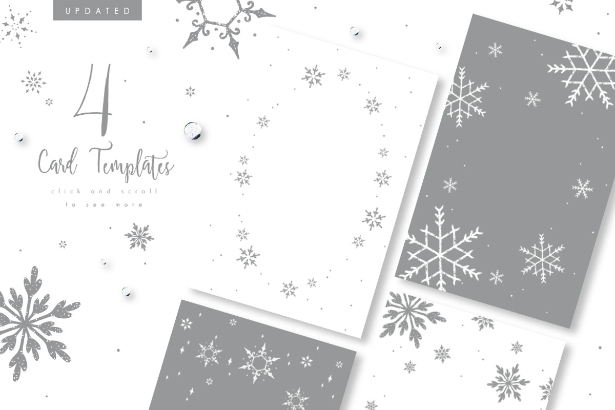 UPDATED Snowflakes Winter Kisses, an Illustration by Euonia Meraki (Photo 8 of 13)