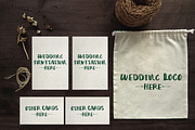 Simple Wedding Invitation Mockups, a Mockup by BlueRobinDesignShop (Thumbnail 1 of 5)