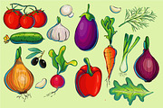 Hand drawn Vegetables Mega Pack, a Graphic by Daria Volyanskaya (Thumbnail 2 of 5)
