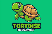 The Steady Tortoise, an Animal Illustration by Izdihaar_Studio (Thumbnail 1 of 3)