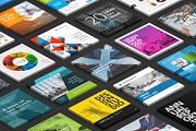 3D Square Card Mock-up PSD, a Print Template by Studio Siv (Thumbnail 3 of 5)