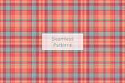 #234 Soft Coral Color Plaids, a Pattern Graphic by Plaid4You (Thumbnail 4 of 5)