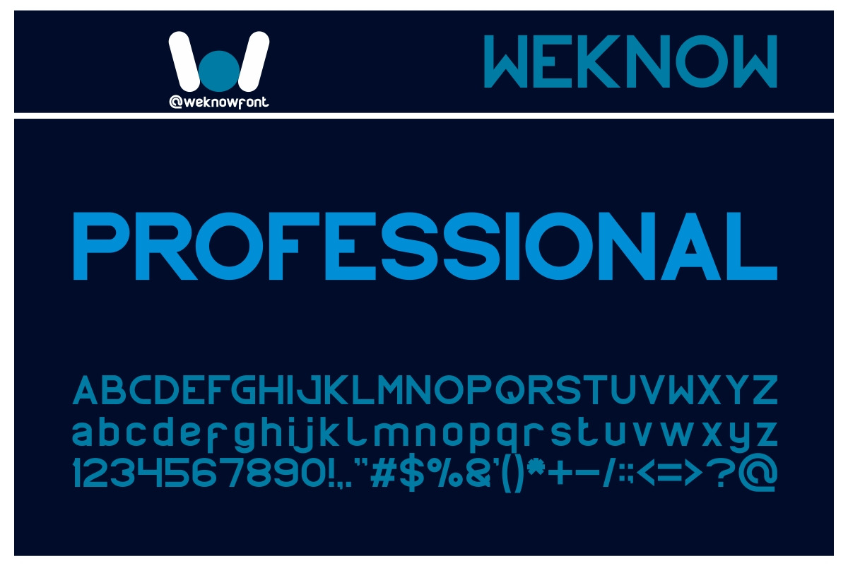professional font