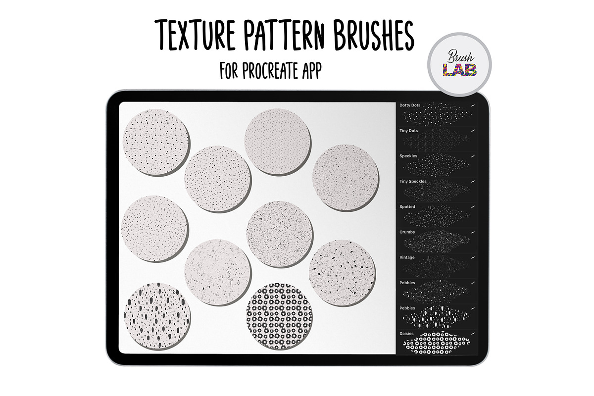 Grain & Texture Procreate Brushes, a Brush Add-On by Brush Lab (Photo 5 of 9)