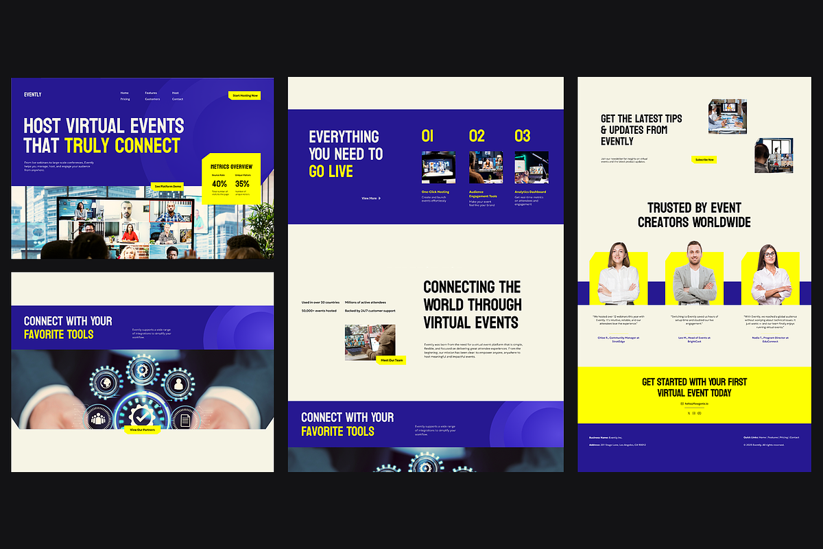 Webinar & Virtual Event Landing Page preview 4