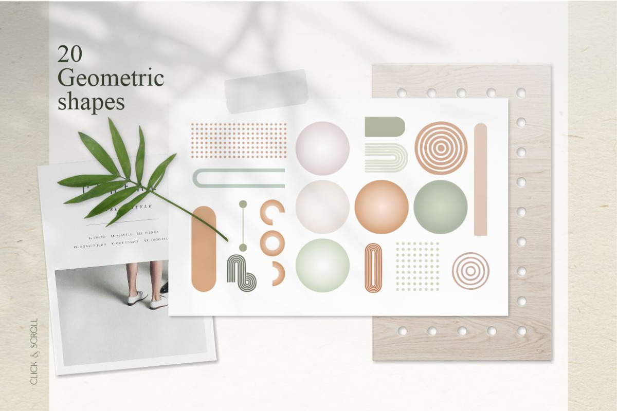 ABSTRACT BOTANICAL POSTERS, an Object Graphic by Collection by VY (Photo 7 of 9)